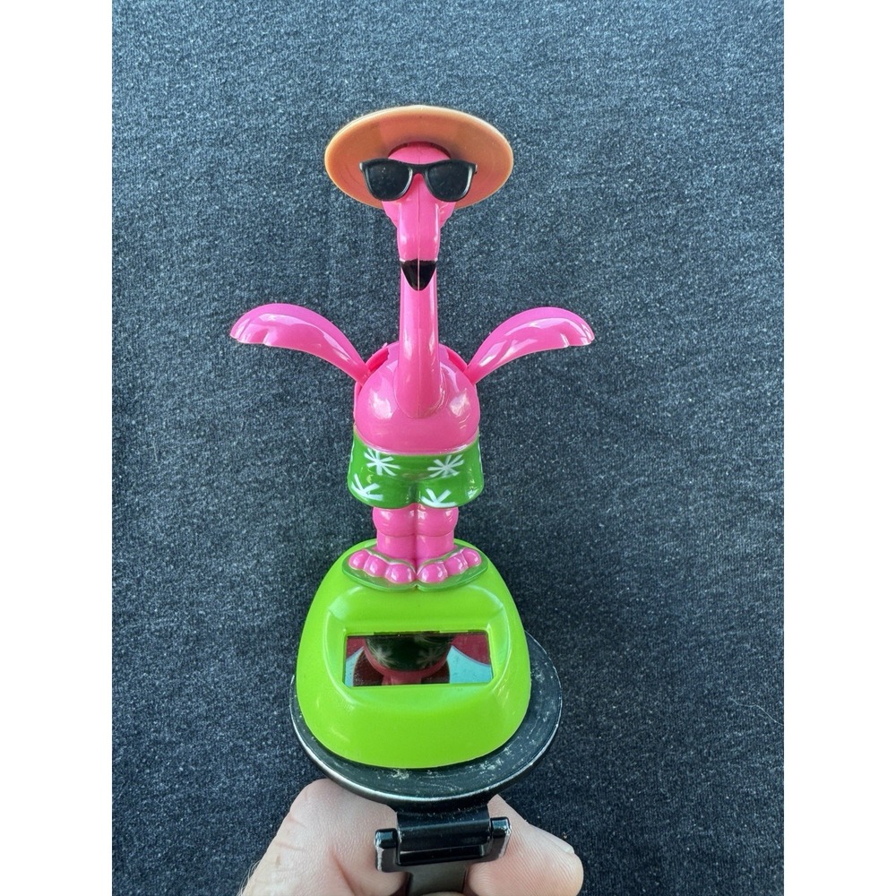 New Solar-Powered Dancing Flamingo with Sunglasses - Picture 2 of 8